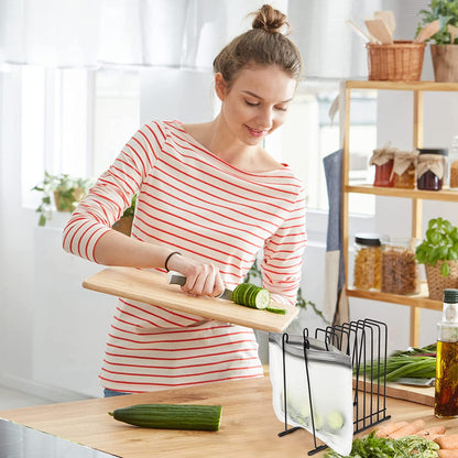 Reusable Bags Drying Rack with Baggy Holder