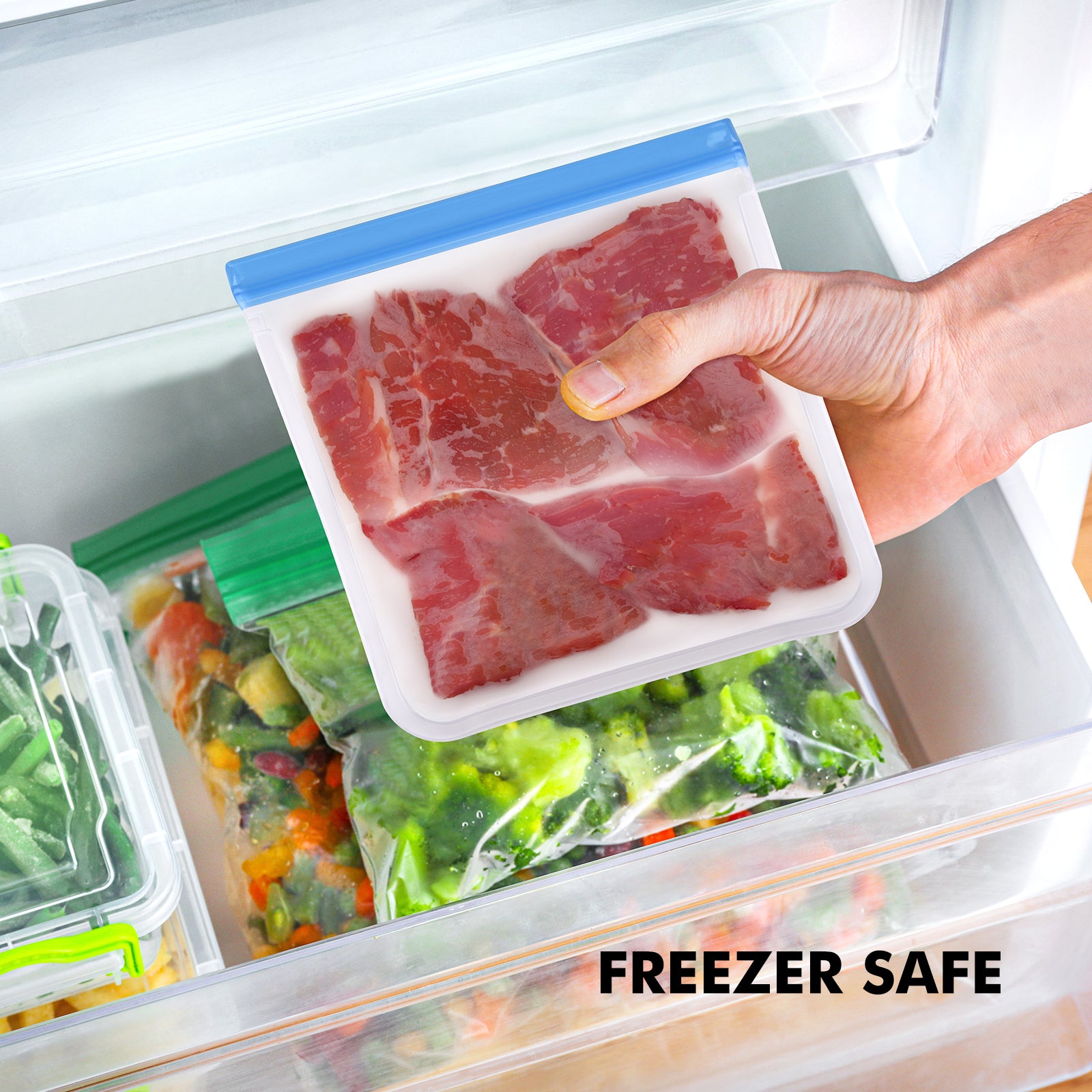 9 Pack Dishwasher Safe Reusable Snack Bags – Lerine